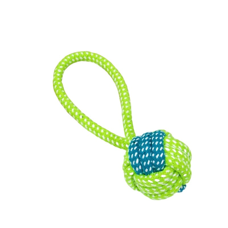 Manufacturers supply pet cotton rope toys dog toy set dog teeth cleaning cotton rope bite resistant dog rope toys