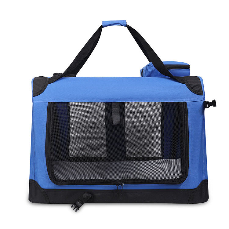 Pet Car Bag Dog Cage Medium and Large Dog Cage Portable Cat Bag Large Capacity Two Cats Folding Pet Bag