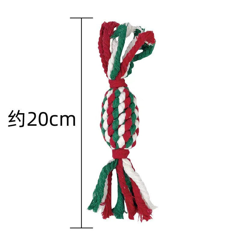 Pet Toy Dog Knot Toy Animal Shape Teeth Gnawing Rope Pomeranian Interactive Pull Tug of War Dog Toy