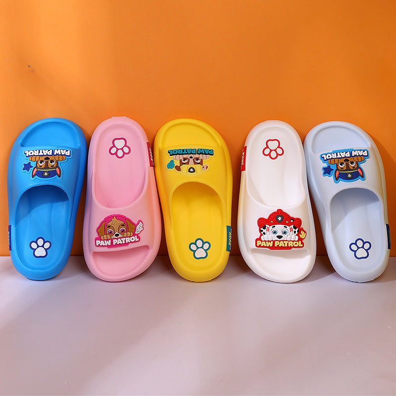 2022 New Slippers for Children Slippers Boys Summer Baby Girls Home Indoor Non-slip Sandals Bark Team