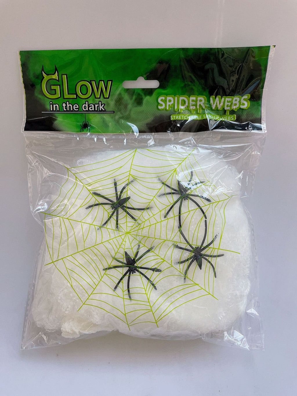 Halloween decoration venue layout luminous spider web spider cotton cemetery secret room film and television props layout