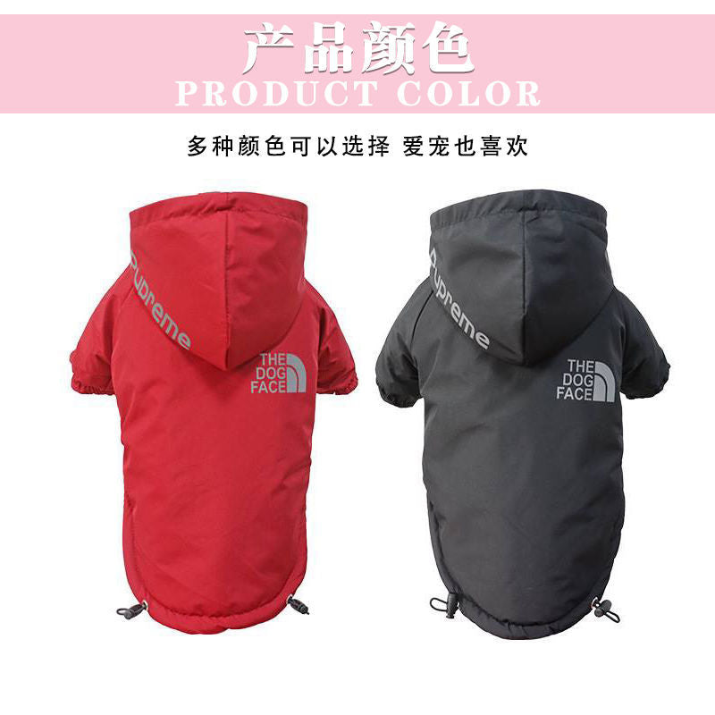 Dog clothes autumn and winter cotton coat for small and medium-sized dogs Teddy Bichon Corgi Sherenian pet thick warm cotton coat