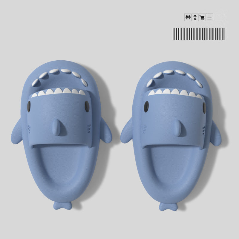 Children's sandals and slippers summer thick bottom second generation shark EVA slippers home children parent-child non-slip soft bottom baby sandals