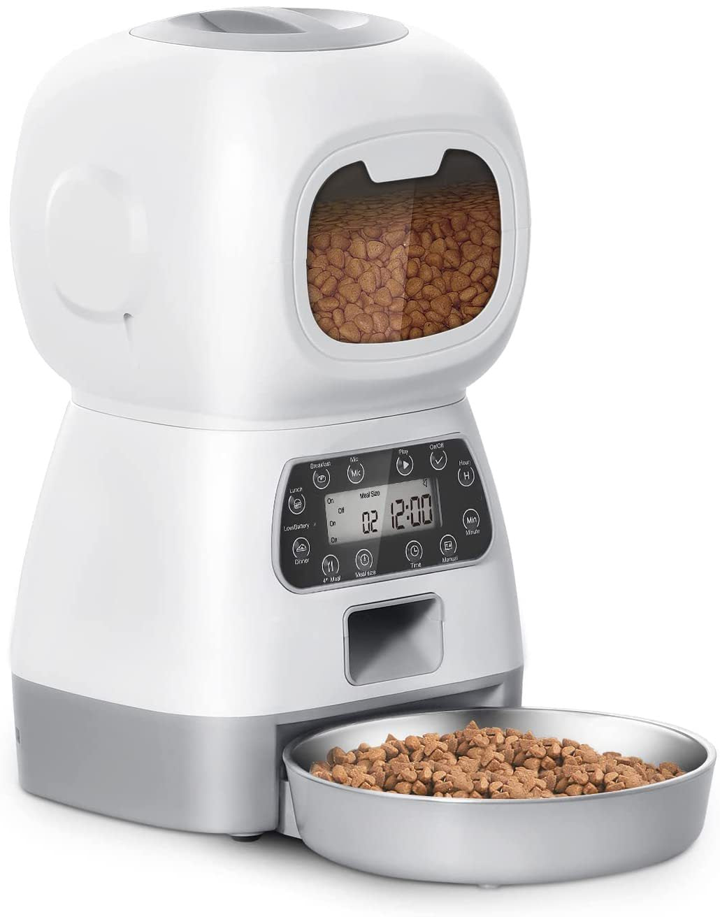 Amazon's popular 3.5L elf pet feeder automatic feeder fixed-point feeder manual feeding