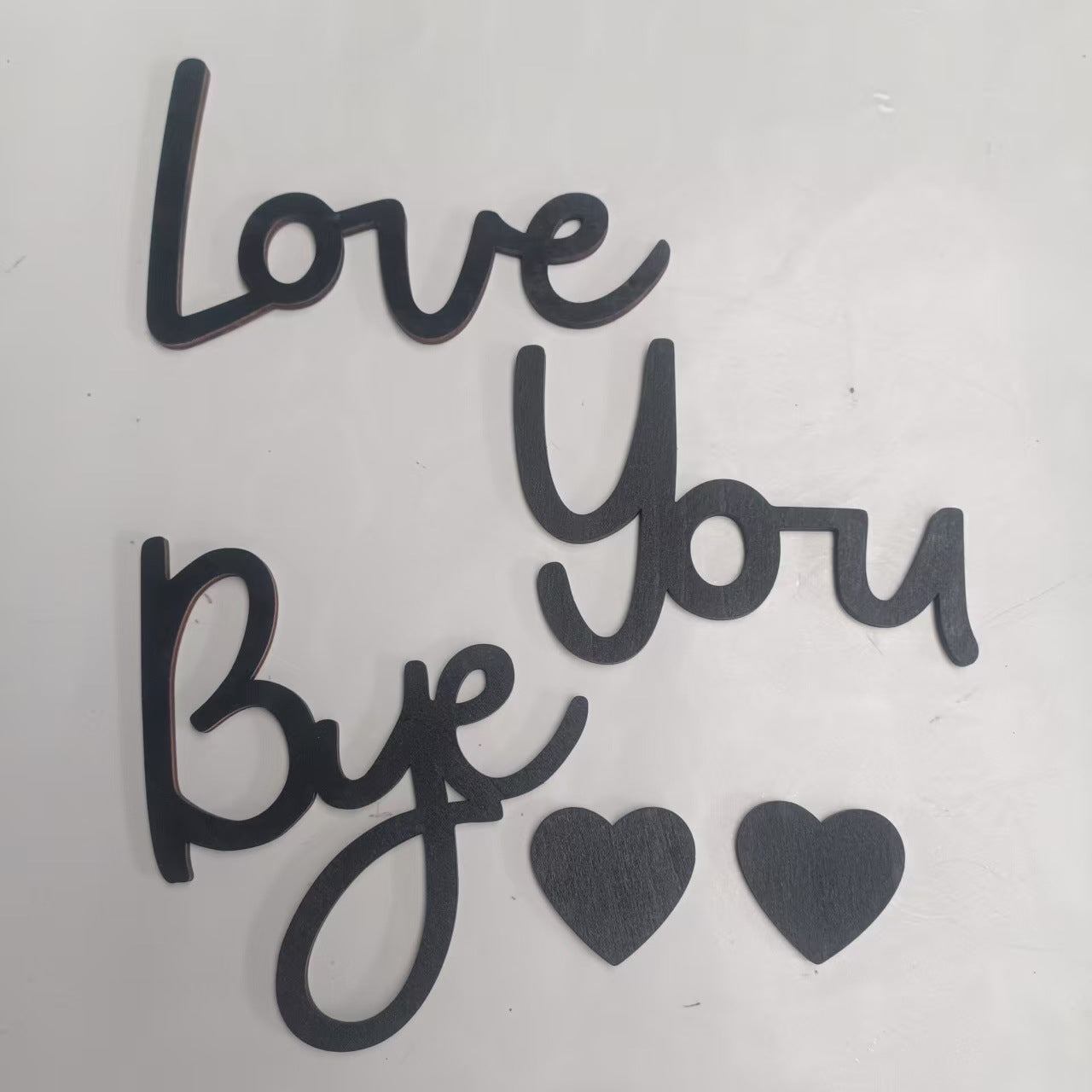 New wooden letter shape Father's Day, Halloween, Christmas atmosphere decoration combination ornaments wholesale