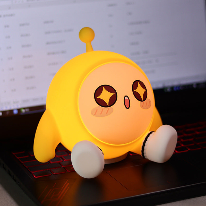 Cross-border cloud silicone night light pat light charging desk lamp baby special night light net celebrity bedside lamp ornaments