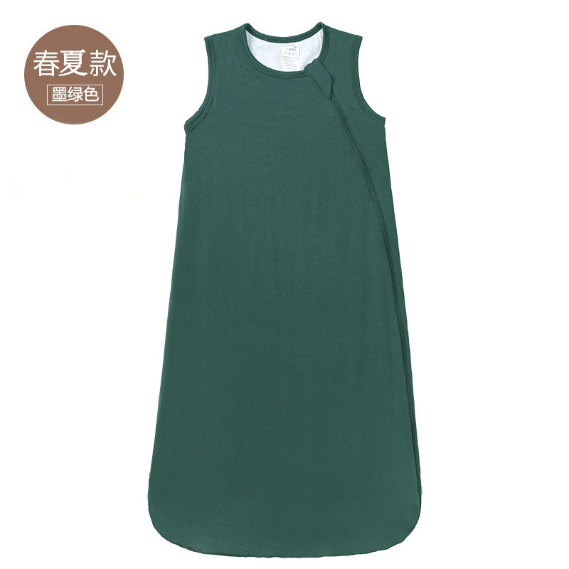 Children's clothing wholesale bamboo fiber baby sleeping bag infant spring autumn summer autumn winter baby newborn constant temperature anti-kicking quilt