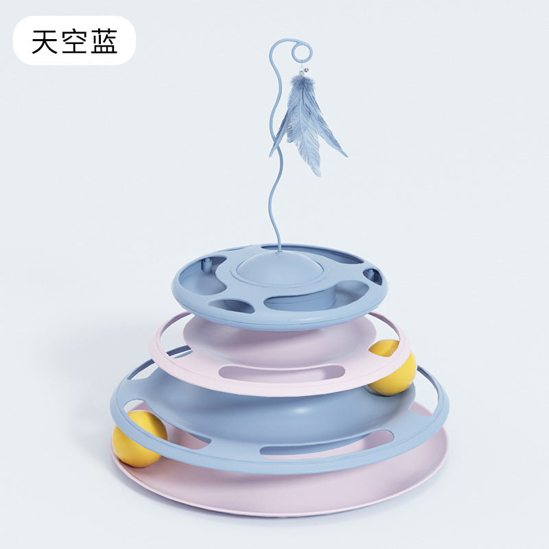 Cross-border new pet toys cat educational leaking toys to relieve boredom suction cup spring cat amusement tool cat amusement toy