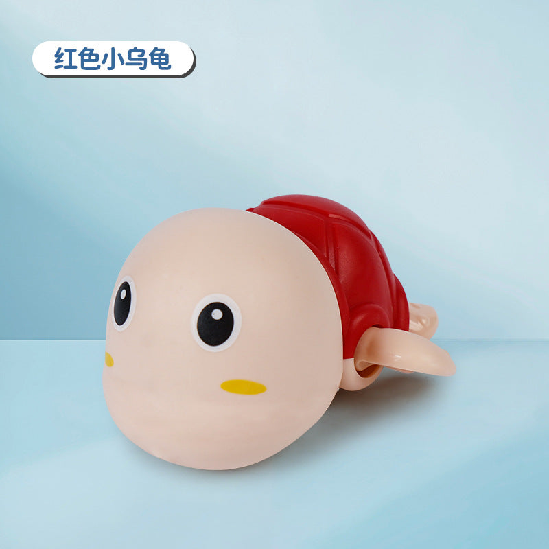 Douyin same baby water bath toys playing water turtle dolphin swimming little yellow duck summer bathroom children