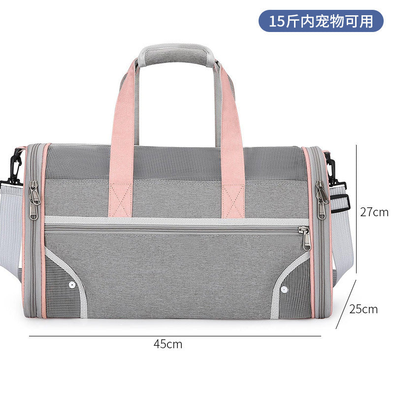 Wholesale cat bag convenient pet folding pet bag cat breathable space capsule single shoulder portable dog backpack