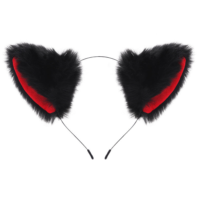 Amazon cross-border cat ear bell headband Cos cat girl hair accessories Christmas Halloween headdress accessories