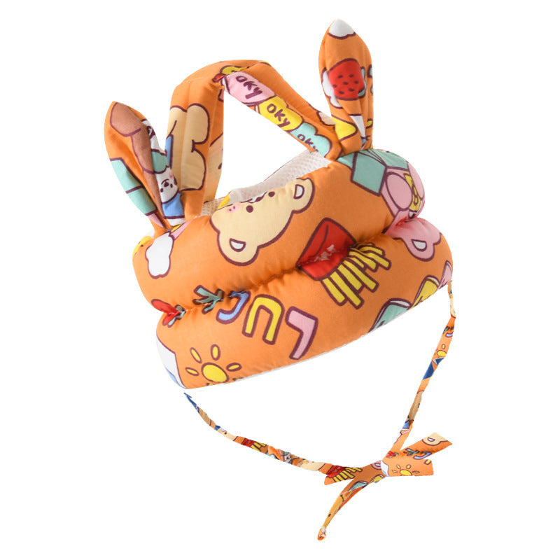 Baby learning to walk head protection anti-fall hat baby learning to walk head protection pad children's anti-collision pillow artifact summer breathable