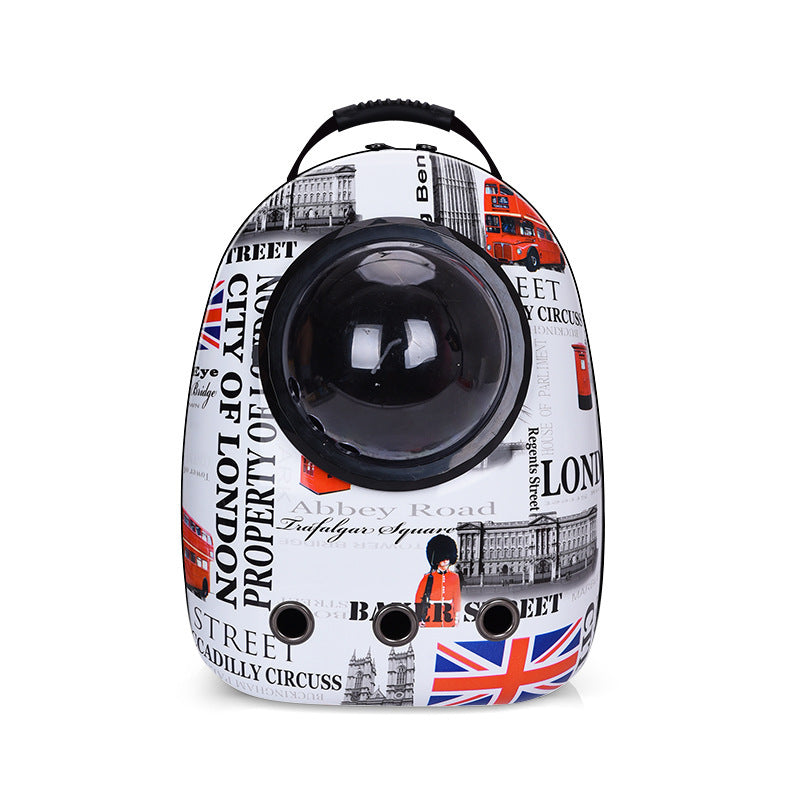 New style cat walking pet bag breathable portable backpack cat dog schoolbag large capacity lightweight space cat bag