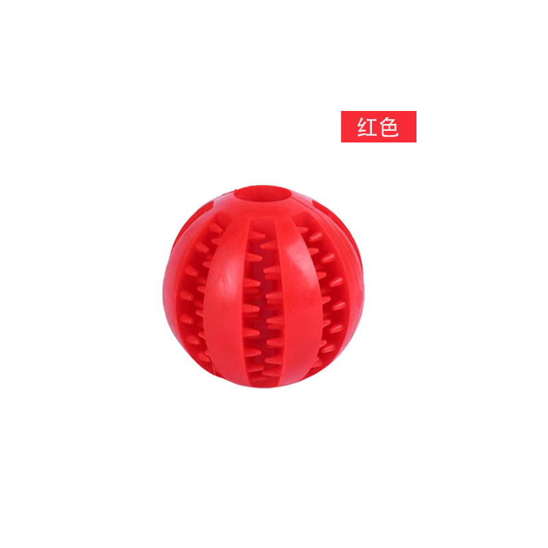 Amazon pet toy ball dog toy rubber chew-resistant teeth cleaning ball dog toy ball wholesale