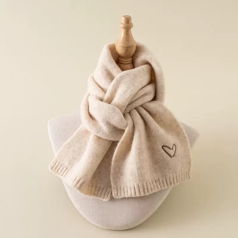 Two-piece children's hat scarf autumn and winter Korean style knitted hat baby warm wool hat boys and girls pullover hat