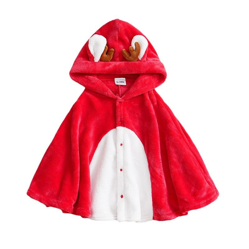 Autumn and winter Christmas baby jumpsuit baby clothes long-sleeved newborn crawling clothes baby Christmas clothing cross-border