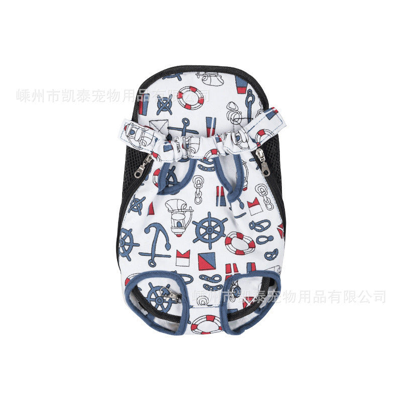 Factory direct sales pet chest bag for going out, comfortable and portable breathable dog bag and cat bag, pet shoulder bag
