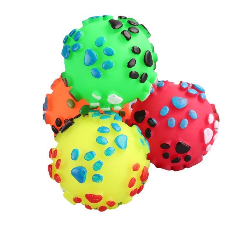 Pet toy ball latex sound bite resistant dog toy interactive training self-entertainment cross-border pet supplies wholesale factory