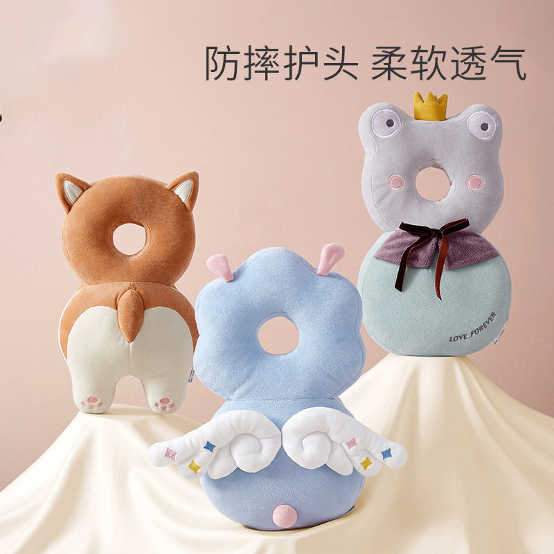 Baby anti-fall can use breathable head protection pad anti-fall pillow children toddler walking head protection cap back brain anti-collision pillow