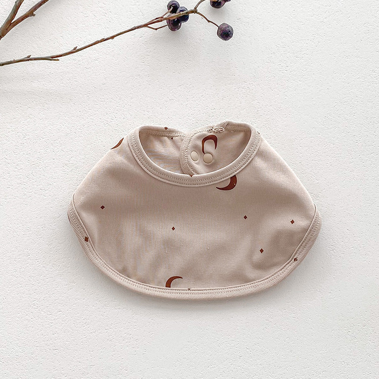 Spring and Autumn Baby Bibs Double-layer Cotton Bibs Baby Bibs Scarf Children's Cute Bibs Four Seasons