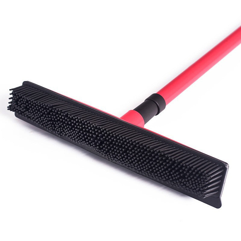 Pet carpet hair removal broom scrape dust hands-free mop rubber floor brush clean dog hair window cleaning good goods
