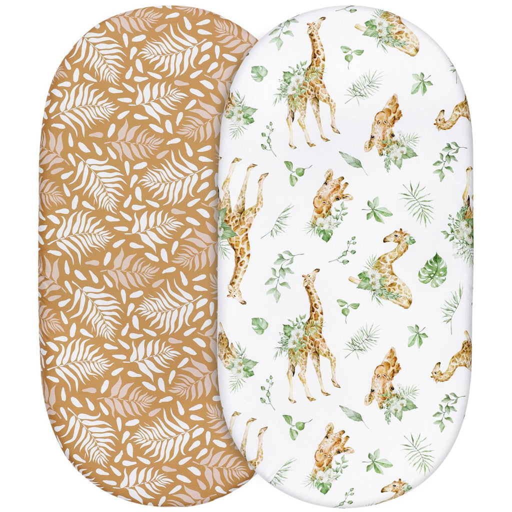 European and American baby cradle bed sheet elastic printing nursing table changing cover baby bedding set 1