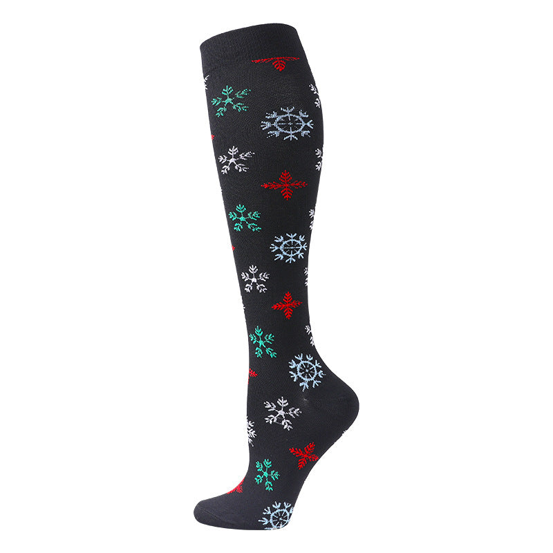 Christmas Compression Socks New Amazon Halloween Calf Socks Slim Legs Stretch Socks Leg Guards Sports Socks Wholesale