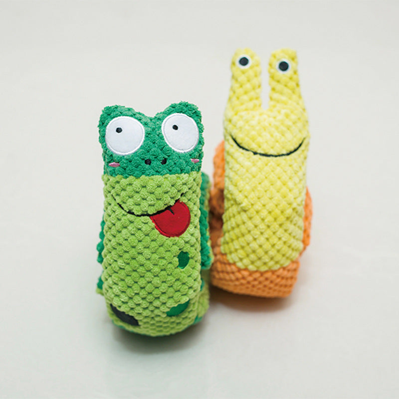 Amazon cross-border new dog toy sounding plush molars bite-resistant dog toy self-healing relieve boredom pet supplies