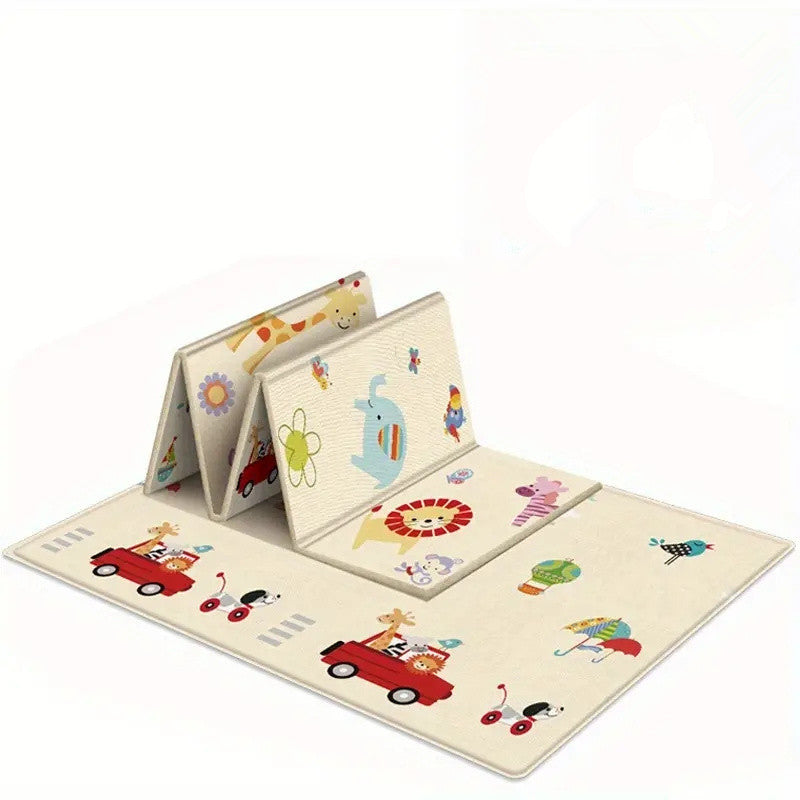 Huaying foldable baby crawling mat thickened baby living room home crawling mat children's foam floor mat with edging