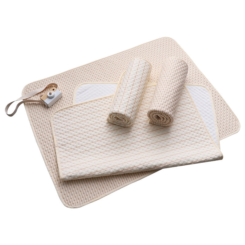 Baby colored cotton diaper pad baby pure cotton leak-proof diaper pad washable breathable oversized nursing pad menstrual pad