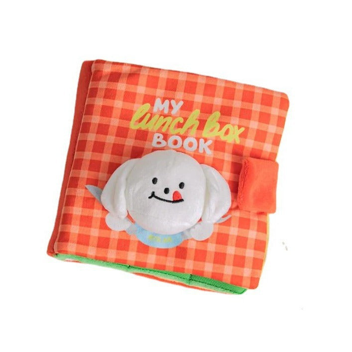 ins Korean dog toy book pet toys leaking food sniffing sound cloth book dog food hiding book pet supplies