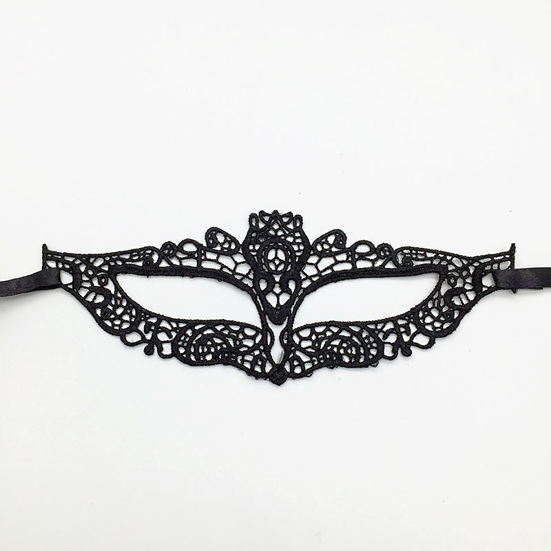 Cross-border exclusive masquerade party lace mask Christmas Halloween fun unshaped eye mask supplies