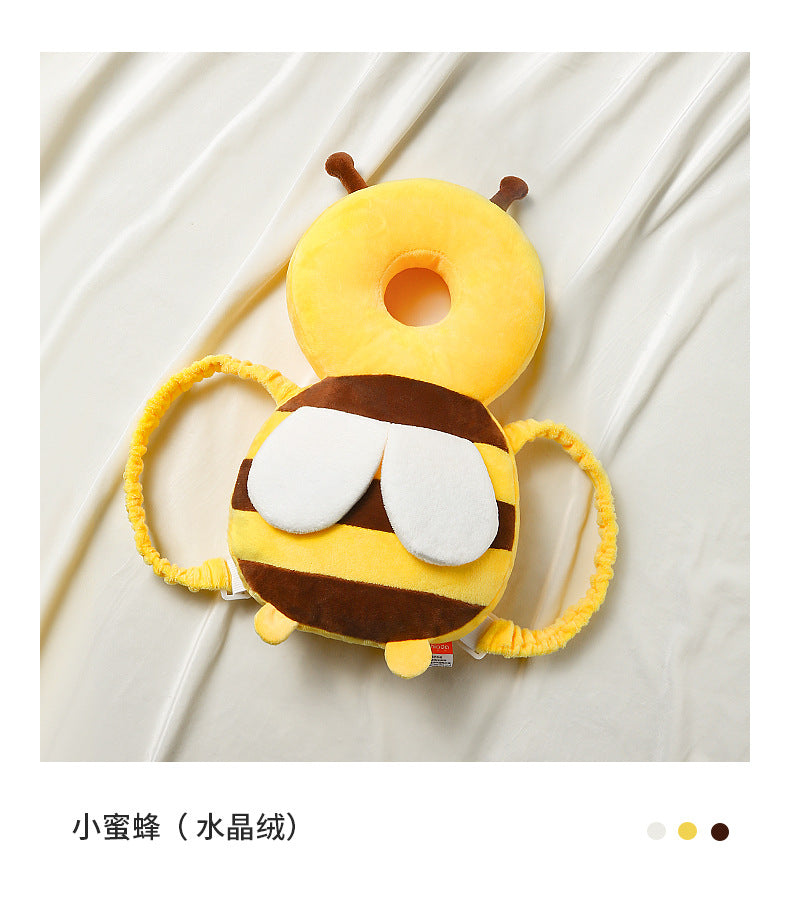 Baby anti-fall pillow baby head protection anti-fall hat cartoon children's toddler pillow anti-collision artifact breathable protective pad