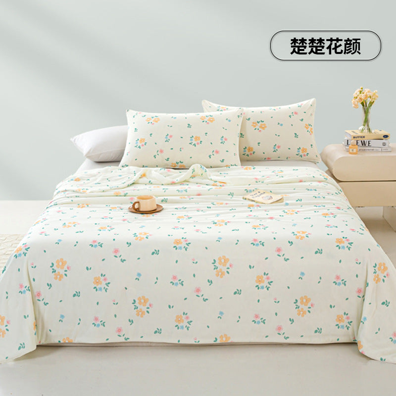 Summer A-class mother and baby grade cool silk summer cool quilt air conditioning quilt core solid color thin quilt gift ice silk summer quilt wholesale