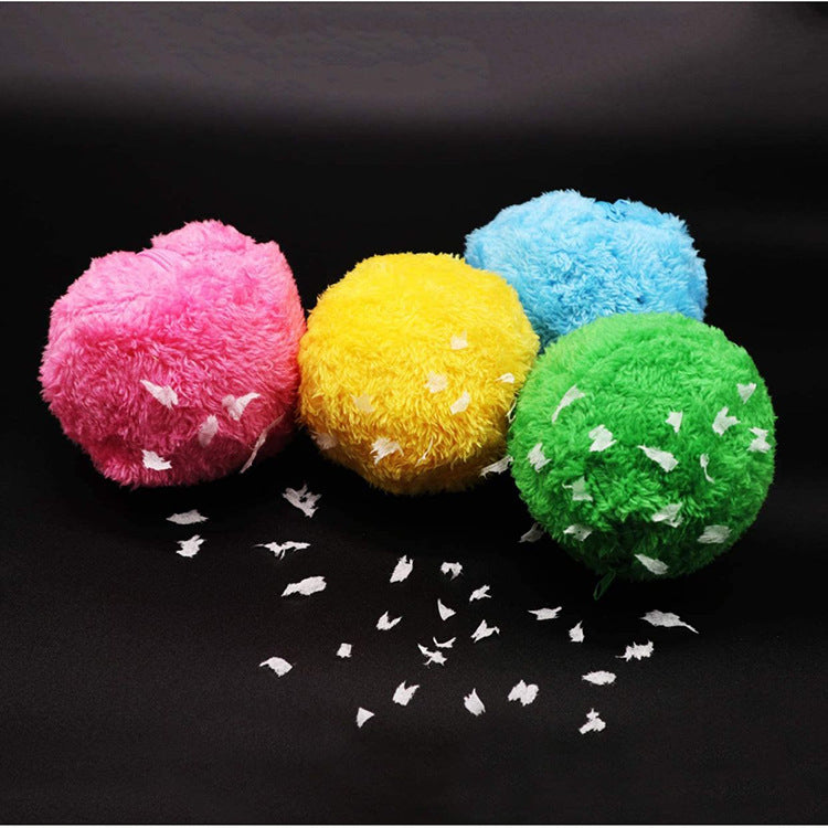 Mocoro Fuqiujun Sweeping Robot Automatic Vacuum Cleaner Plush Pet Dust Removal Toy Cross-border