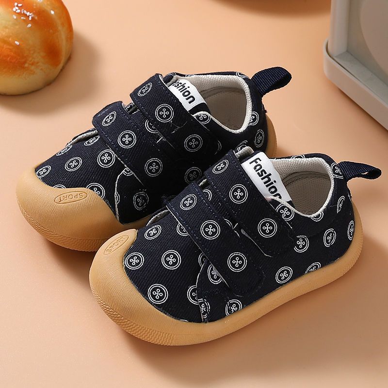 Boys and girls baby toddler shoes non-slip wear-resistant spring and autumn soft sole breathable 0-1-3 years old 2 girls baby cloth anti-collision shoes