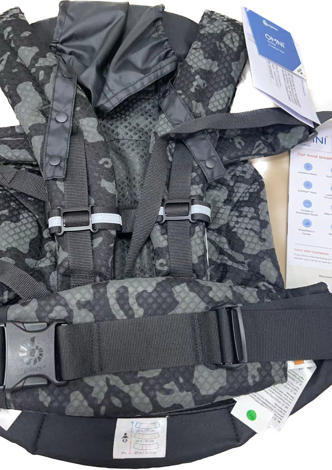 Egobaby omn breeze baby carrier waist stool multifunctional newborn baby summer horizontal baby holding artifact