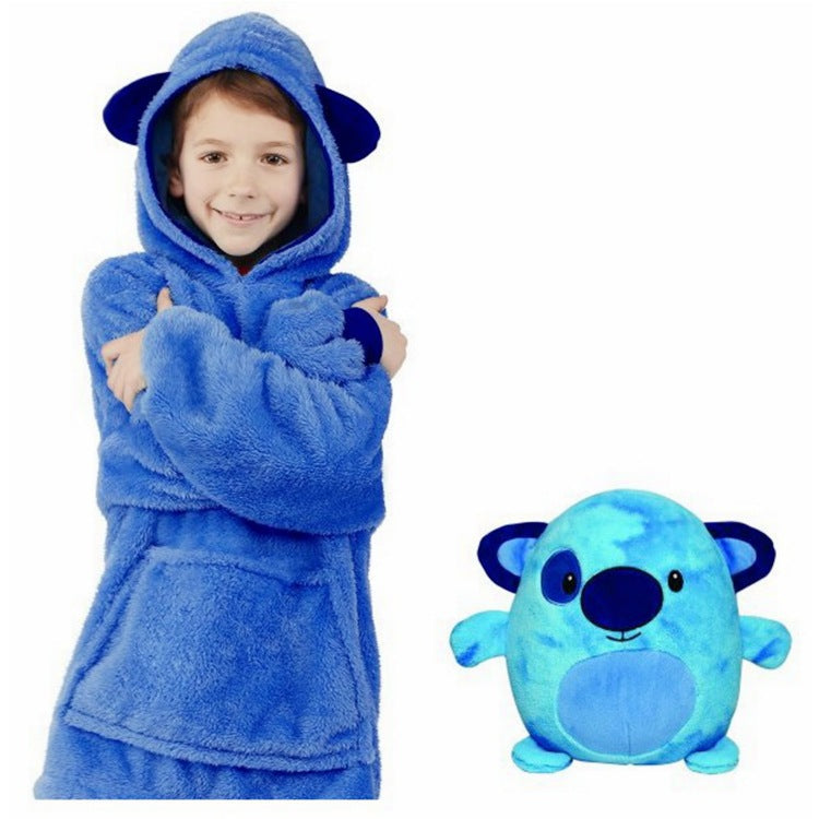 Cute doll home clothes children's pajamas hugler pets pet shape storage clothes comfortable folding warm