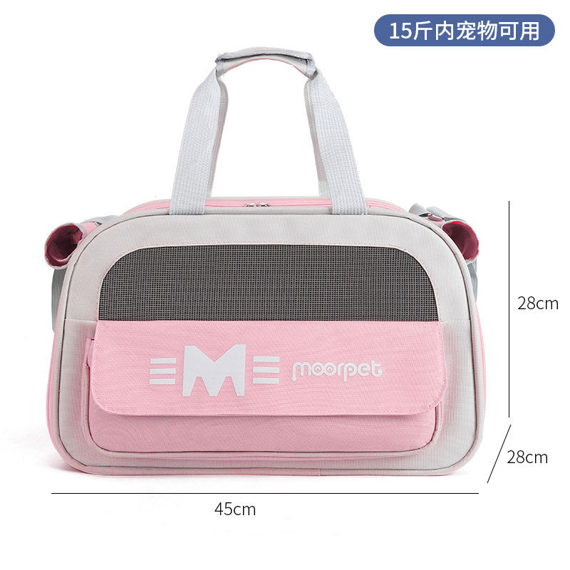 Spot pet bag portable breathable car cat bag hand-held foldable pet box multifunctional dog bag cross-border