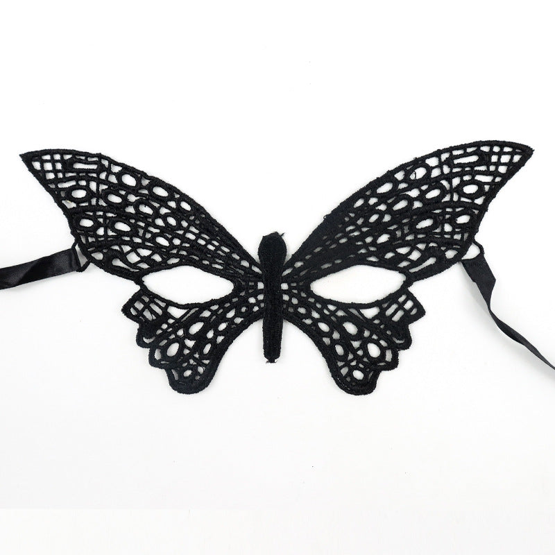 Cross-border exclusive masquerade party lace mask Christmas Halloween fun unshaped eye mask supplies