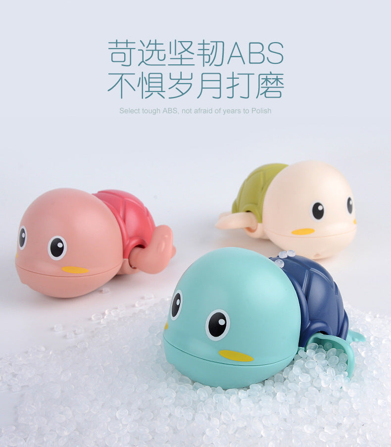 Little Yellow Duck Little Dolphin Playing Water Baby Bath Toys Bathroom Baby Children Bathing Swimming Tiktok Toys