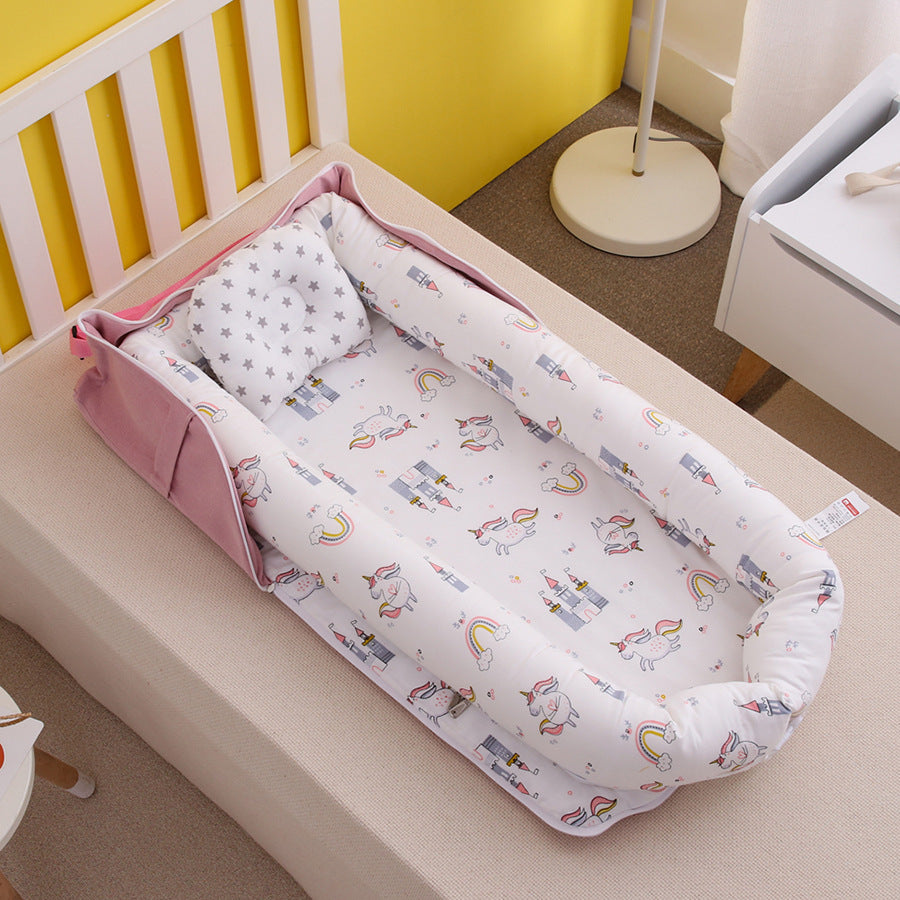 Hemei baby bed portable mommy hold baby nest isolation shoulder bag bed medium bed travel baby bed