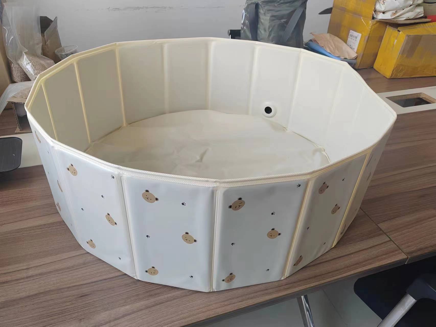 ins multifunctional folding swimming pool ocean ball pool baby playpen sand pool indoor leisure pool bathing fence