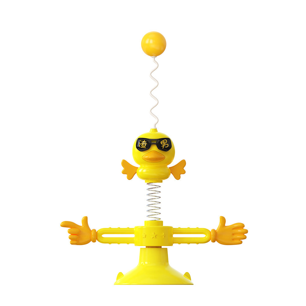 Pet supplies Amazon cat turntable teasing cat stick toy swing tumbler leaking food ball self-healing slow food device