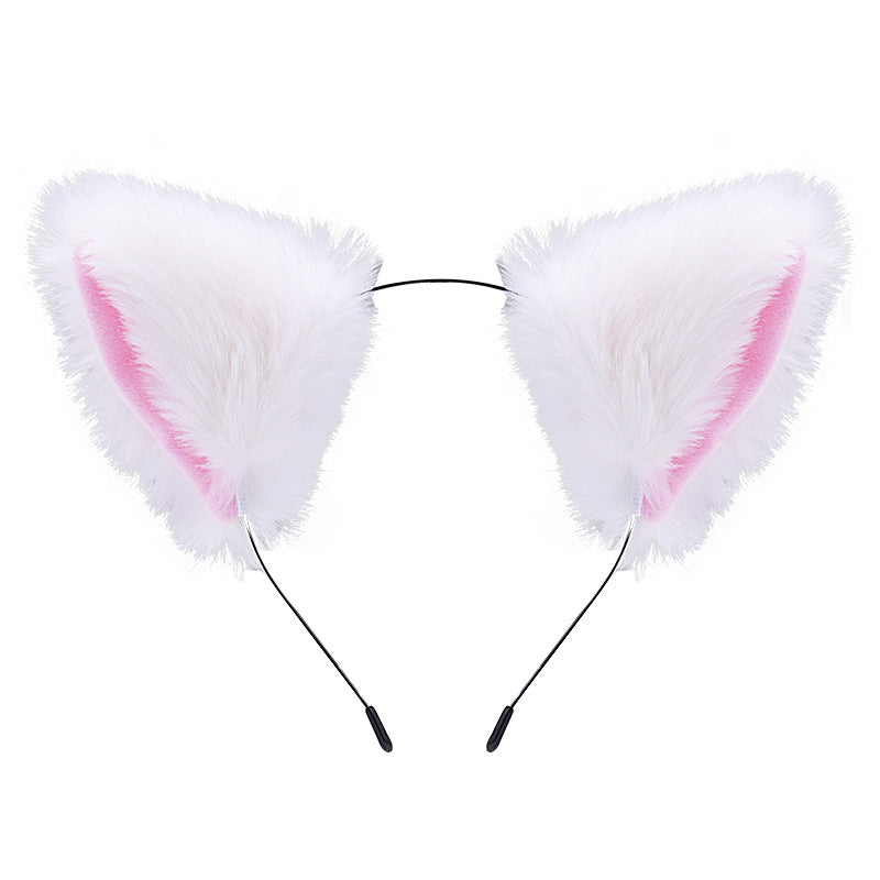 Amazon cross-border cat ear bell headband Cos cat girl hair accessories Christmas Halloween headdress accessories