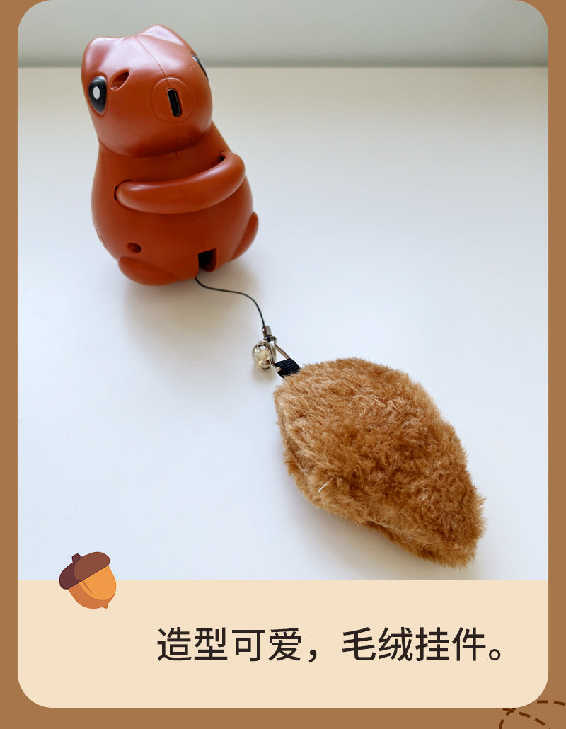 Pet smart lifting cat toy electric squirrel hanging cat ball cat self-entertainment artifact cross-border wholesale