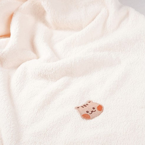 Korean Ins style new baby blanket hug blanket baby going out blanket children embroidery autumn and winter nap blanket