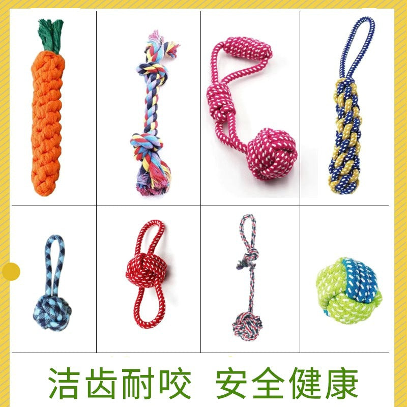 Pet toys chewable toy ball plush dog toys self-entertainment to relieve boredom and molar puppy cross-border dog toys