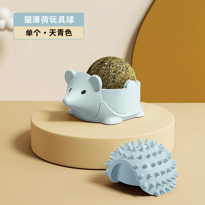 Cat mint ball toy Pipitao poached egg licking ball fun self-hilarious cat toy pet supplies wholesale