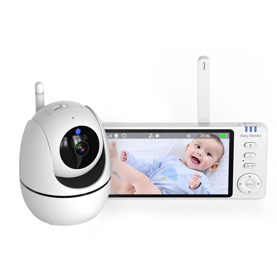 ABM501 baby monitor 5-inch HD display young children baby care device elderly safety monitor